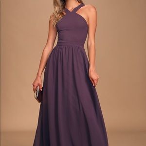 Purple Lulus Long Event Gown (PROM)